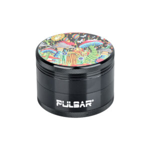 Pulsar Artist Series Grinder - 2.5" / 4pc / Assorted Designs 6PC DISPLAY