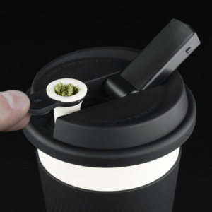 Puffco Cupsy Coffee Cup Water Pipe - 5" / Black