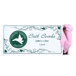 Bath Bombs 2-Pack | 200mg CBD | Carolina Cannabis Creations