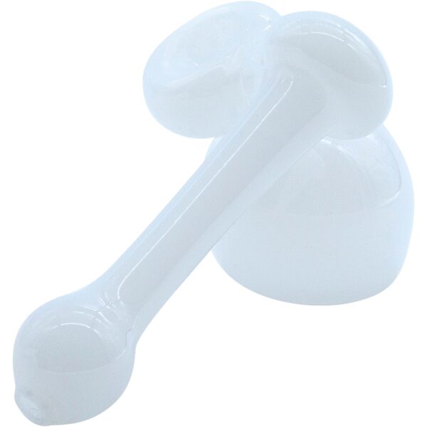 LA Pipes "Ivory Sidecar" Glass Sidecar Bubbler Pipe