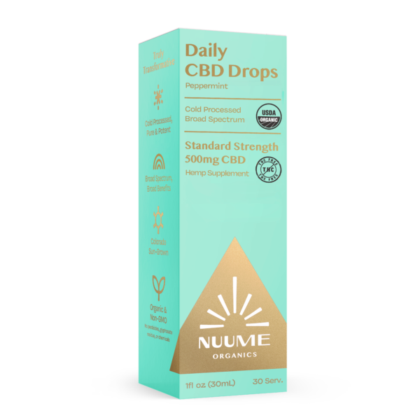 CBD THC-Free Peppermint Drops 500mg - Broad Spectrum