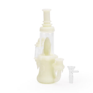 Ritual - 8.5'' Silicone Rocket Recycler - UV Titanium White