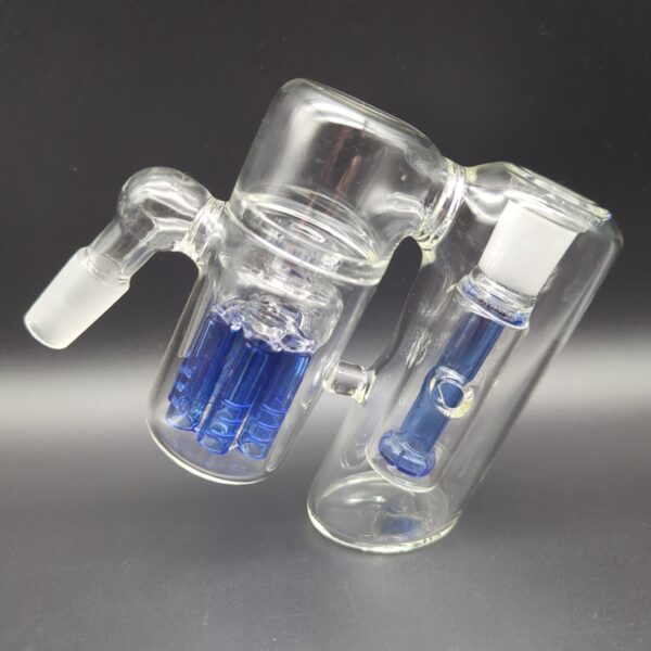 Dual Perc Wet Ash Catcher 14mm 45 Degrees