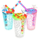 Cooling Freeze Travel Cup Bubbler – 6″ /14mm F /Colors Vary