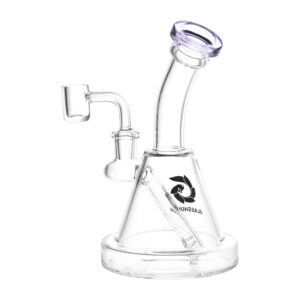 Glass House Bent Neck Glass Dab Rig - 6.75" / 14mm F / Colors Vary