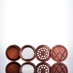 Rosewood Grinder by Vitae Glass