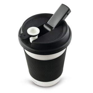 Puffco Cupsy Coffee Cup Water Pipe - 5" / Black