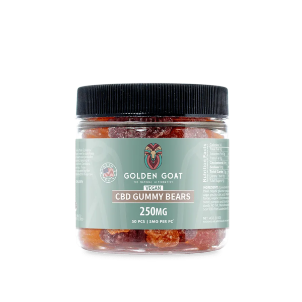 CBD Vegan Gummies 250MG - Clear Bears