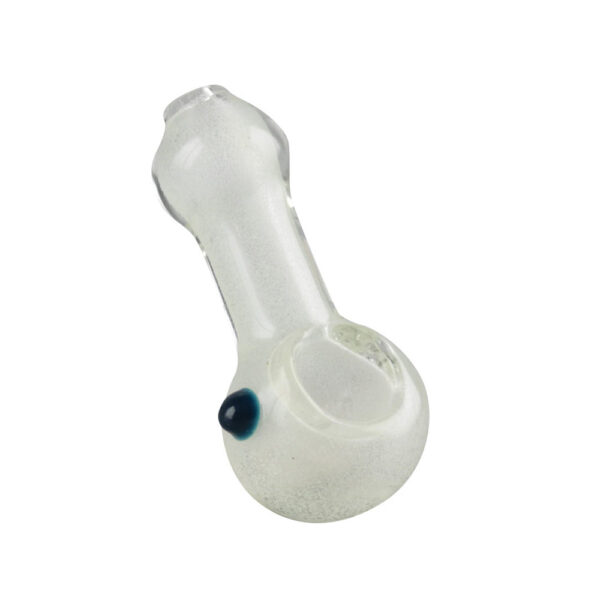 Glow Spoon Hand Pipe w/ Marble - 3"