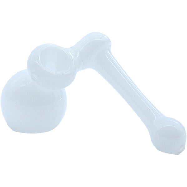 LA Pipes "Ivory Sidecar" Glass Sidecar Bubbler Pipe