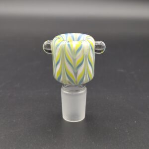 Studded Color Swirl 18mm Bowl Piece