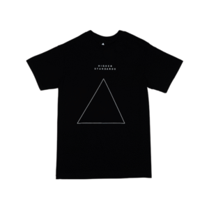 Higher Standards T-Shirt - Embroidered Triangle